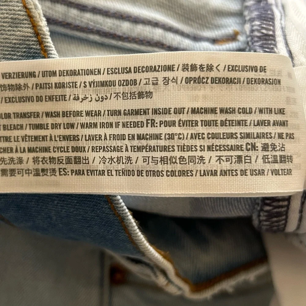 NWT, Abercrombie & Fitch Curve Love The Ankle Straight Ultra High Rise Jeans, 30 - Picture 10 of 11